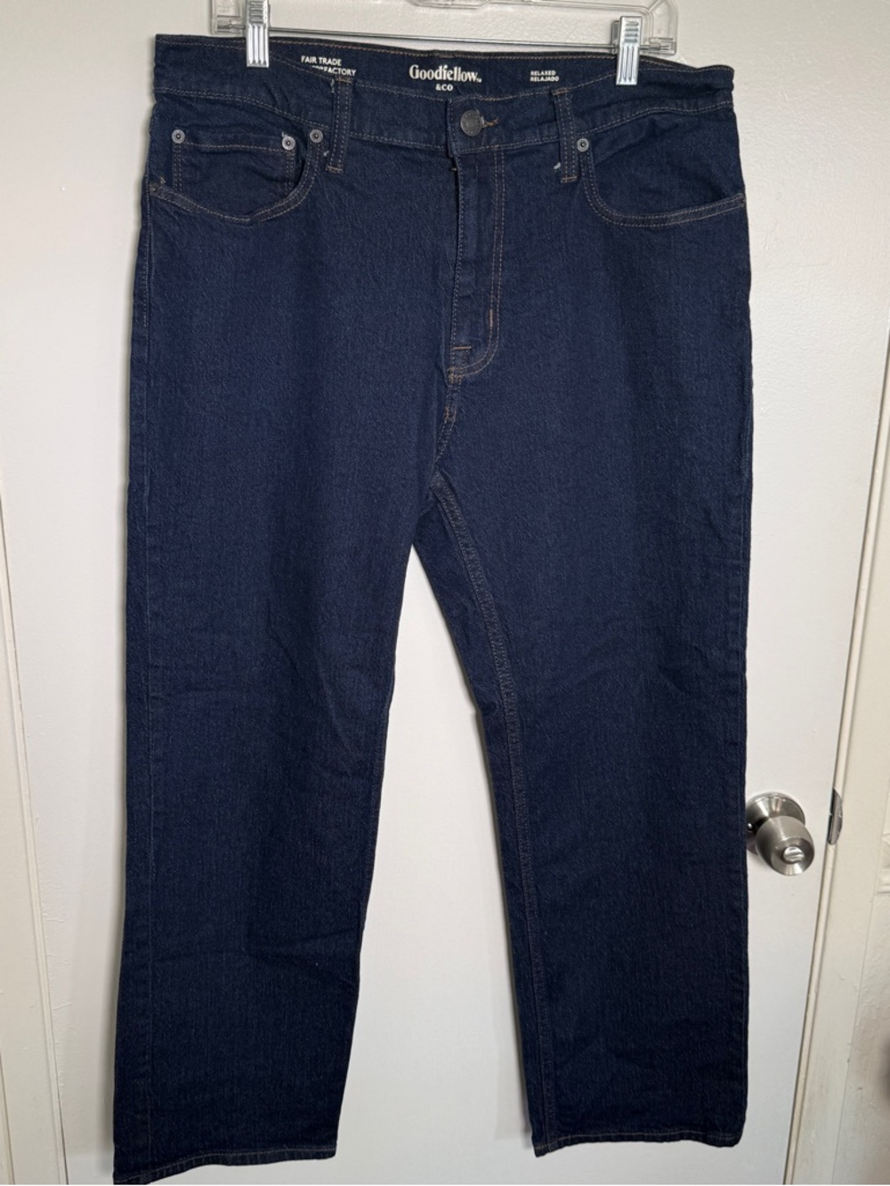 Goodfellow & Co Dark Indigo Straight Jeans 34x30 Men's